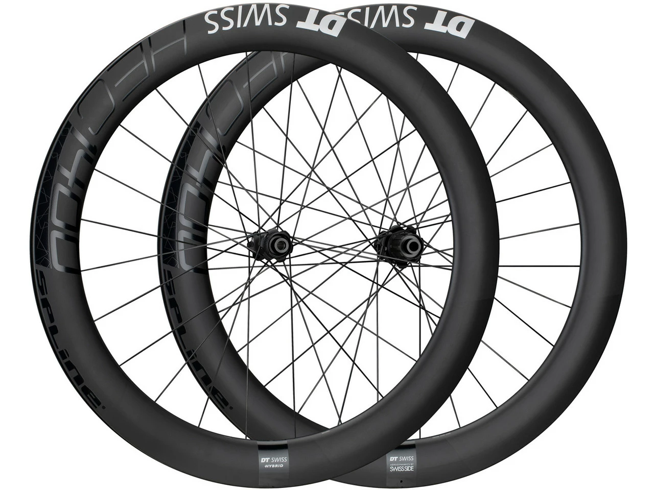 Dt-swiss HEC 1400 SPLINE 62 Carbon Disc Center Lock Hybrid 28" Laufradsatz 1 Dt-swiss HEC 1400 SPLINE 62 Carbon Disc Center Lock Hybrid 28" Laufradsatz